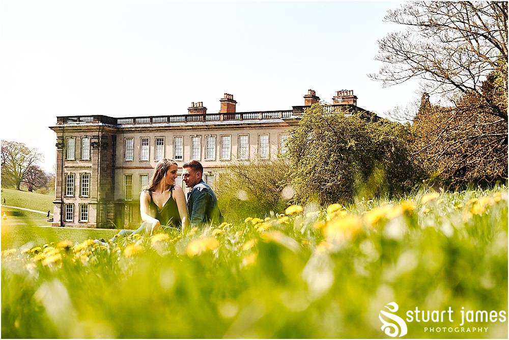 Creative relaxed portraits around Calke Abbey in Derbyshire by Derbyshire Wedding Photographer Stuart James