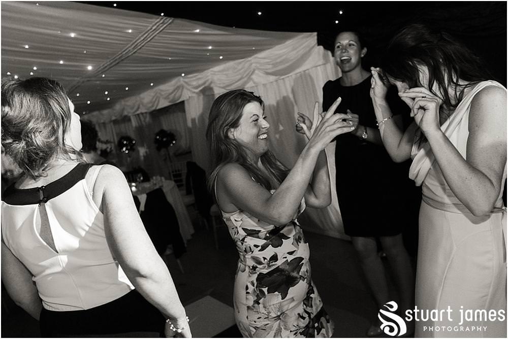 A truly fabulous evening reception with Stuart Ojelay providing amazing DJ skills for the party at Davenport House in Shropshire by Davenport House Wedding Photographers Stuart James