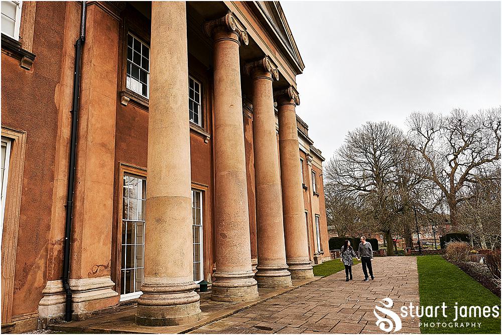Stunning relaxed portraits at Himley Hall in Dudley of Katie and Kieron by Documentary Wedding Photographer Stuart James ahead of their Moat House Wedding