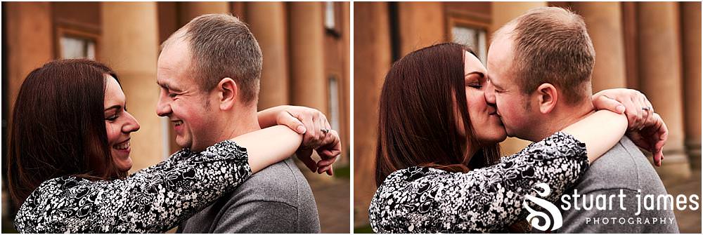 Stunning relaxed portraits at Himley Hall in Dudley of Katie and Kieron by Documentary Wedding Photographer Stuart James ahead of their Moat House Wedding