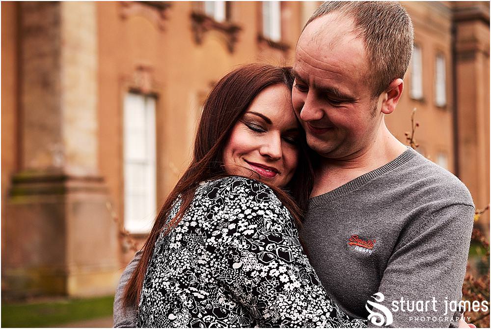 Stunning relaxed portraits at Himley Hall in Dudley of Katie and Kieron by Documentary Wedding Photographer Stuart James ahead of their Moat House Wedding