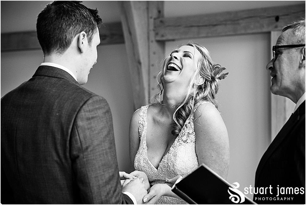 From tears to laughter Lynda and Andy's ceremony had it all at The Mill Barns in Alveley by Mill Barns Wedding Photographers Stuart James