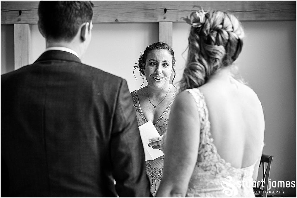 From tears to laughter Lynda and Andy's ceremony had it all at The Mill Barns in Alveley by Mill Barns Wedding Photographers Stuart James