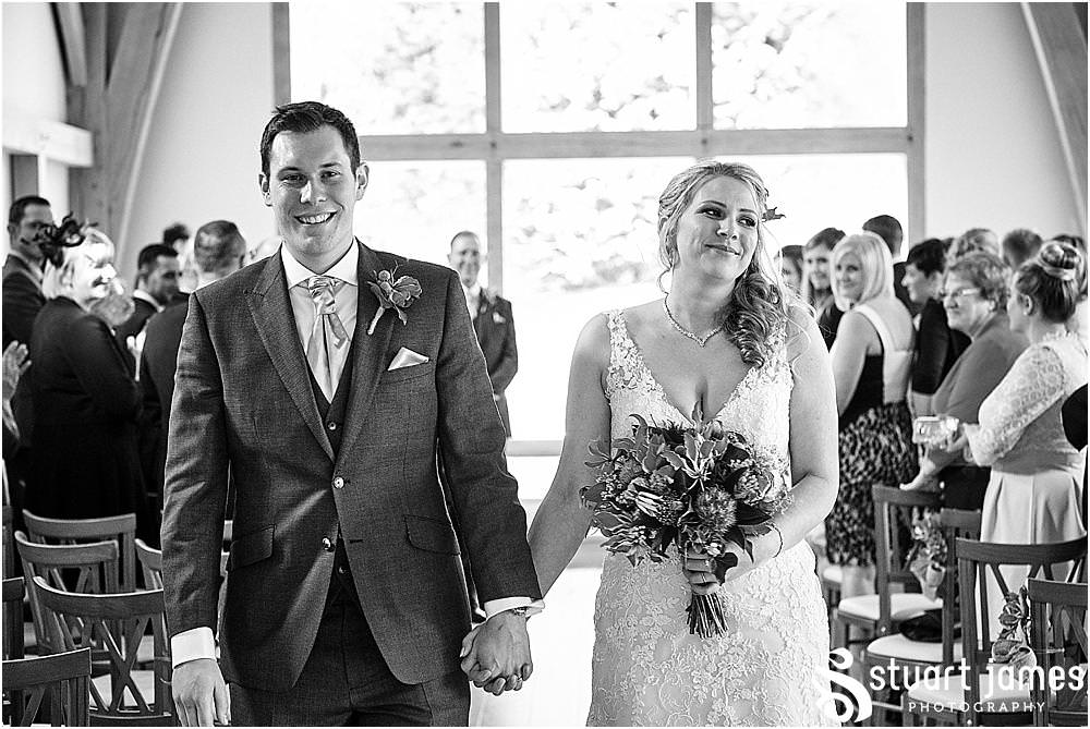 Photos that show the true theatre of emotions for the bride and groom and the families during the wedding ceremony at The Mill Barns in Alveley by Mill Barns Wedding Photographers Stuart James