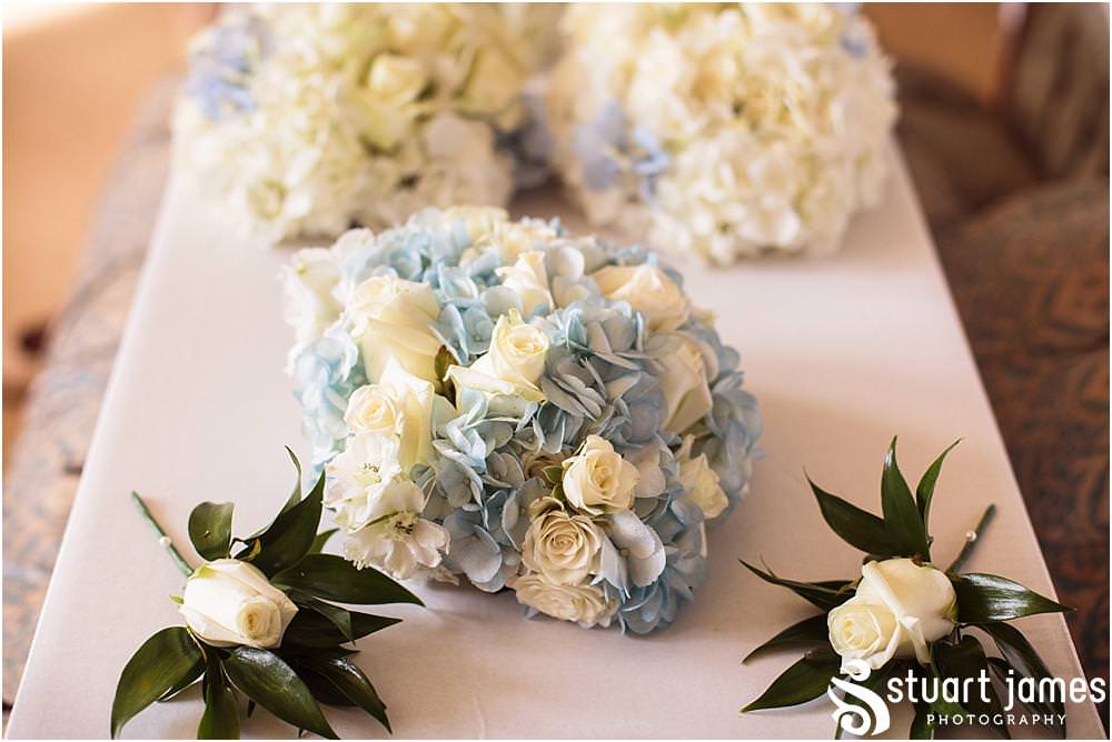 Documenting the finishing touches for our beautiful bride ahead of the wedding at All Saints Church, Sandon Hall in Stafford by Sandon Wedding Photographers Stuart James
