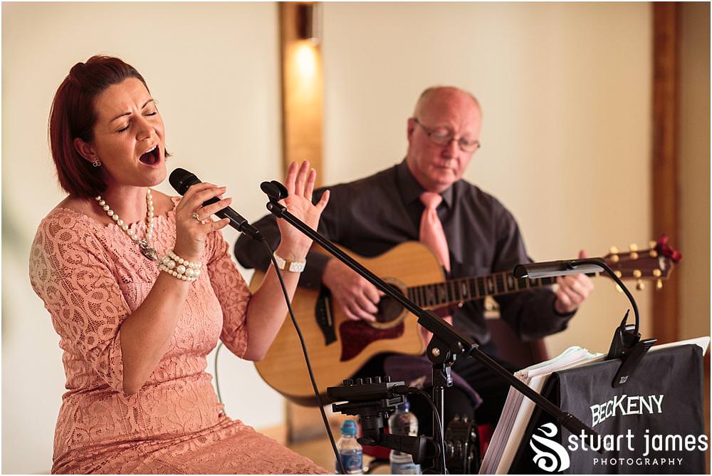 Fabulous live music for your wedding by BecKeny Acoustic Duo captured by Staffordshire Wedding Photographers Stuart James