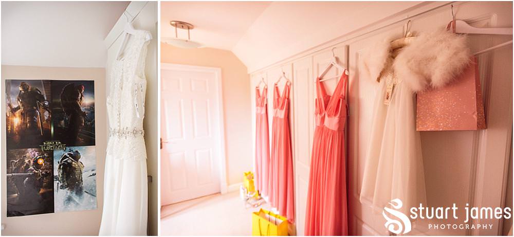 Capturing the wedding morning with bridal preparations ahead of the wedding at St Michaels Church in Penkridge by Wedding Photographer Penkridge - Documentary Wedding Photographer Stuart James