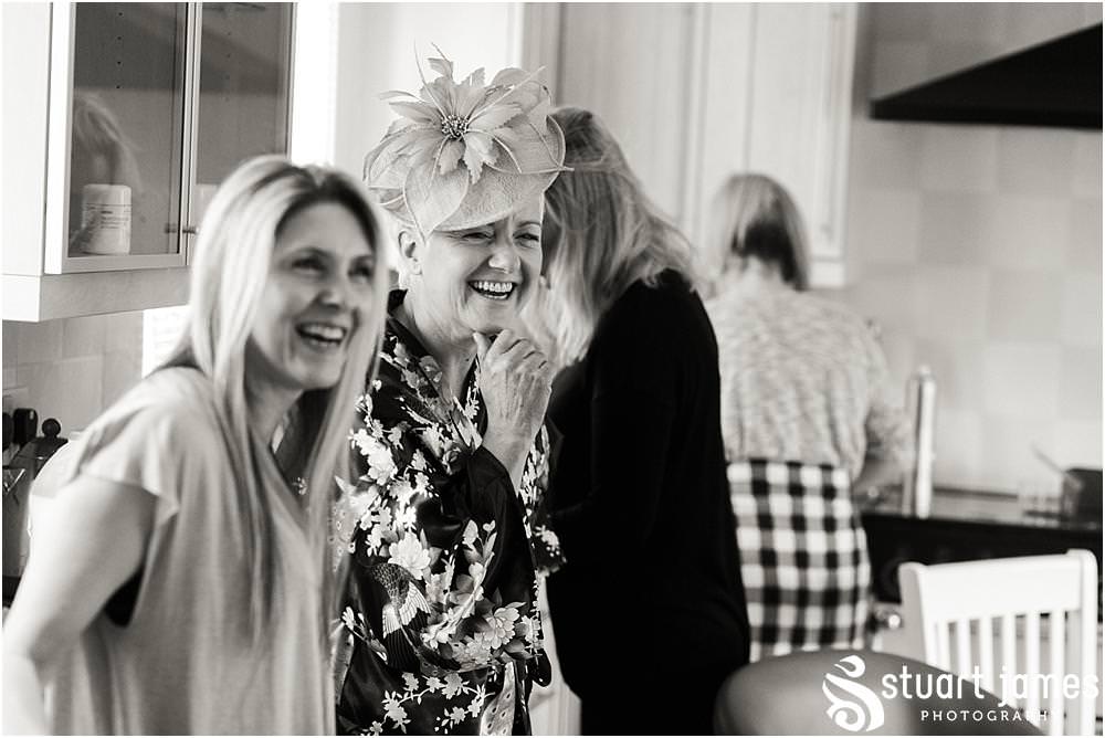 Capturing the bridal prep ahead of the wedding at St Michaels Church in Penkridge by Wedding Photographer Penkridge - Documentary Wedding Photographer Stuart James