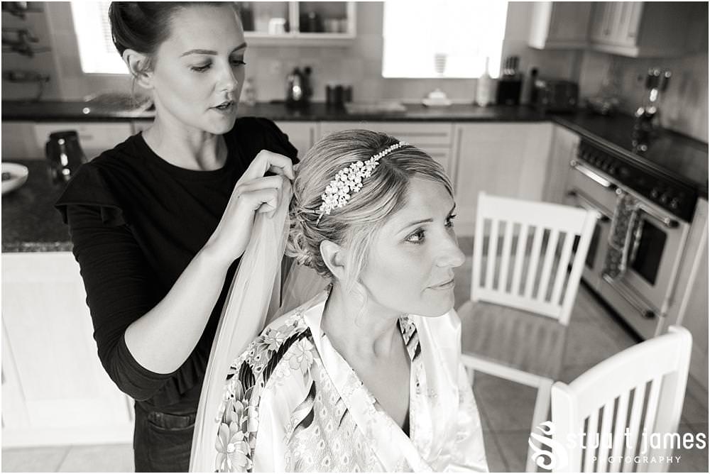 Capturing the wedding morning with bridal preparations ahead of the wedding at St Michaels Church in Penkridge by Wedding Photographer Penkridge - Documentary Wedding Photographer Stuart James