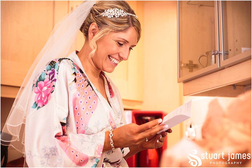 Capturing the wedding morning with bridal preparations ahead of the wedding at St Michaels Church in Penkridge by Wedding Photographer Penkridge - Documentary Wedding Photographer Stuart James