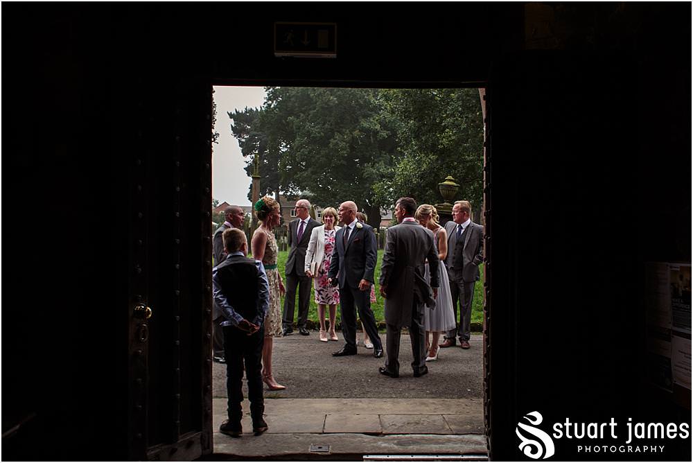Creative photographs of the groomsmen as they arrive for the wedding at St Michaels Church in Penkridge by Wedding Photographer Penkridge - Documentary Wedding Photographer Stuart James