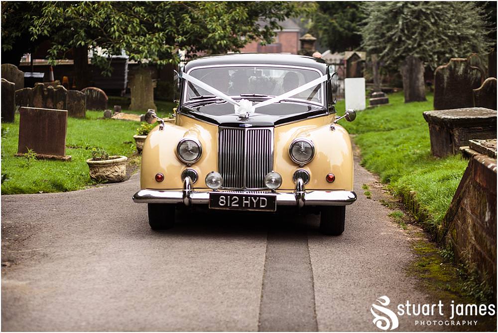 Capturing the arrival of our bridal party at St Michaels Church in Penkridge by Wedding Photographer Penkridge - Documentary Wedding Photographer Stuart James