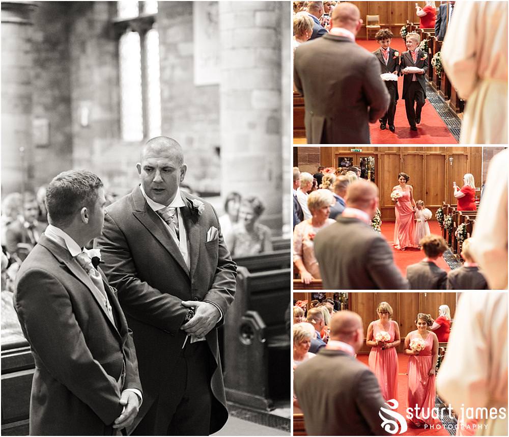 Capturing the beautiful wedding ceremony at St Michaels Church in Penkridge by Wedding Photographer Penkridge - Documentary Wedding Photographer Stuart James