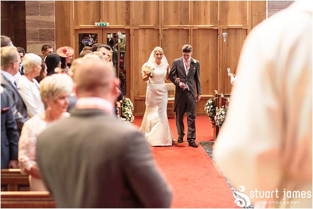Capturing the beautiful wedding ceremony at St Michaels Church in Penkridge by Wedding Photographer Penkridge - Documentary Wedding Photographer Stuart James