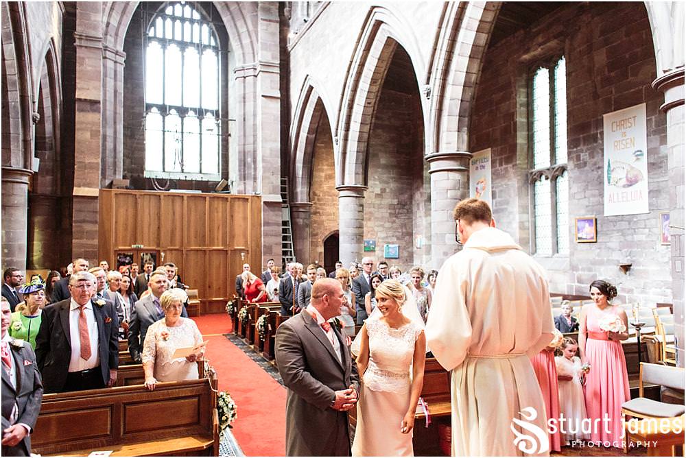 Capturing the beautiful wedding ceremony at St Michaels Church in Penkridge by Wedding Photographer Penkridge - Documentary Wedding Photographer Stuart James