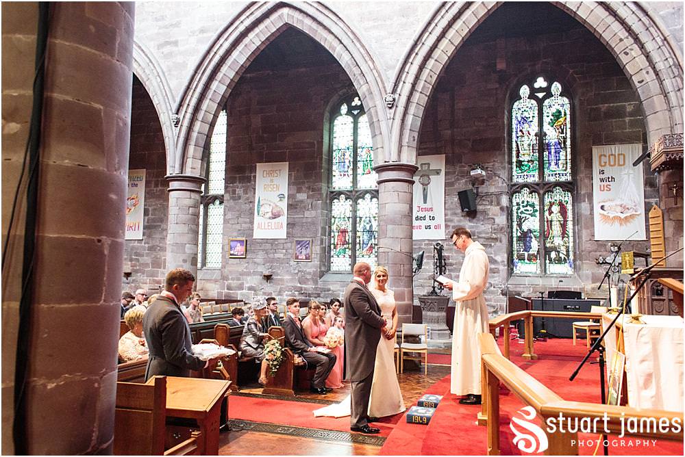 Capturing the beautiful wedding ceremony at St Michaels Church in Penkridge by Wedding Photographer Penkridge - Documentary Wedding Photographer Stuart James