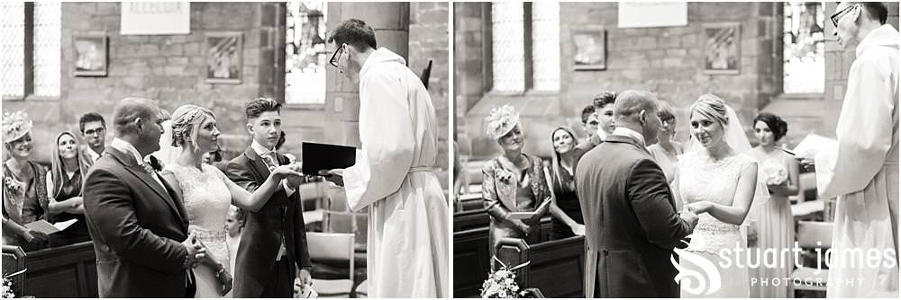 Capturing the beautiful wedding ceremony at St Michaels Church in Penkridge by Wedding Photographer Penkridge - Documentary Wedding Photographer Stuart James