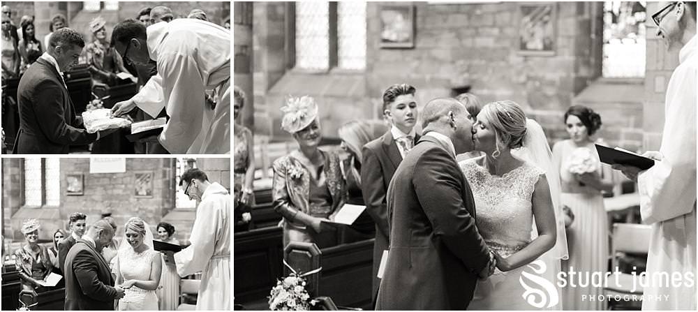 Capturing the beautiful wedding ceremony at St Michaels Church in Penkridge by Wedding Photographer Penkridge - Documentary Wedding Photographer Stuart James