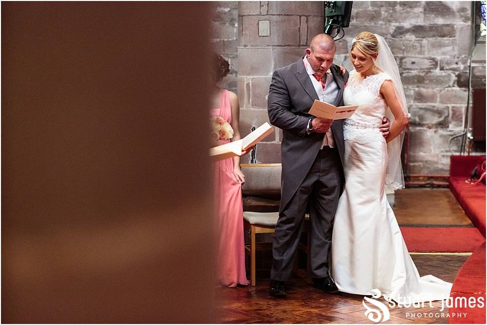 Capturing the beautiful wedding ceremony at St Michaels Church in Penkridge by Wedding Photographer Penkridge - Documentary Wedding Photographer Stuart James