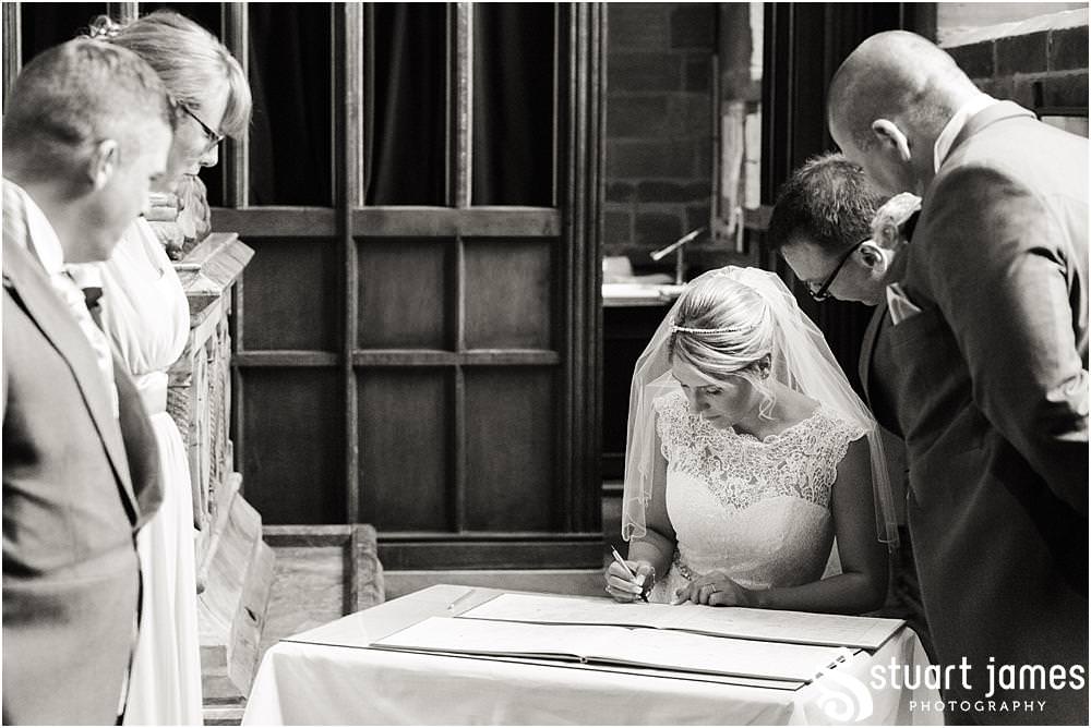 Capturing the beautiful wedding ceremony at St Michaels Church in Penkridge by Wedding Photographer Penkridge - Documentary Wedding Photographer Stuart James
