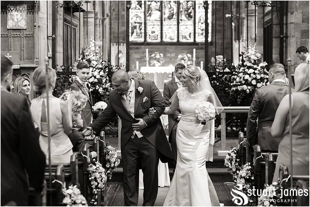 Capturing the beautiful wedding ceremony at St Michaels Church in Penkridge by Wedding Photographer Penkridge - Documentary Wedding Photographer Stuart James