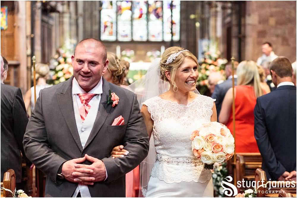 Capturing the beautiful wedding ceremony at St Michaels Church in Penkridge by Wedding Photographer Penkridge - Documentary Wedding Photographer Stuart James