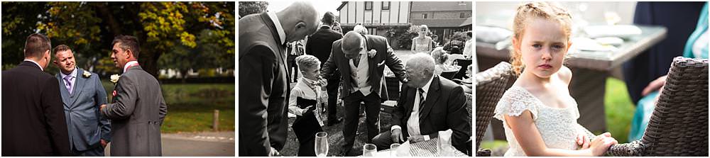 Creative candid photographs showing the wedding guests enjoying the reception at The Moat House in Acton Trussell by Wedding Photographer Penkridge - Documentary Wedding Photographer Stuart James