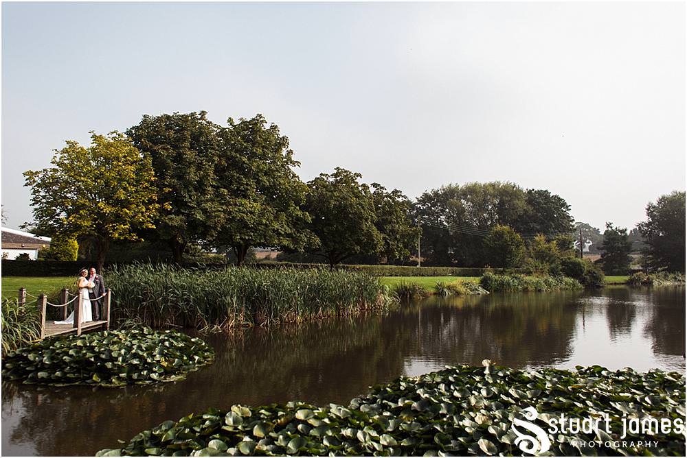 Beautiful portraits of the Bride and Groom around the grounds at The Moat House in Acton Trussell by Wedding Photographer Penkridge - Documentary Wedding Photographer Stuart James