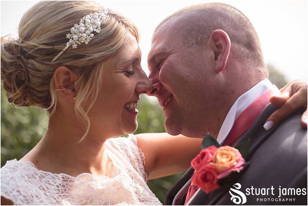 Beautiful portraits of the Bride and Groom around the grounds at The Moat House in Acton Trussell by Wedding Photographer Penkridge - Documentary Wedding Photographer Stuart James