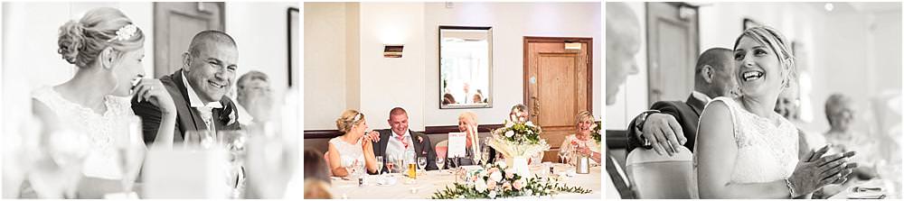 Creative candid photographs of the speeches and guest reactions at The Moat House in Acton Trussell by Wedding Photographer Penkridge - Documentary Wedding Photographer Stuart James
