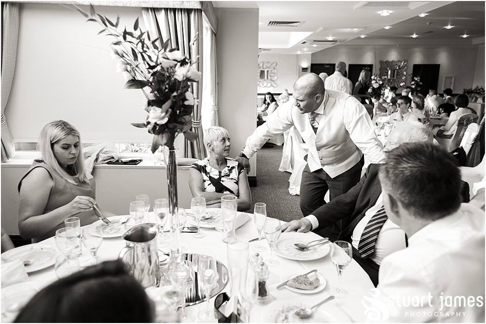 Capturing the wonderful reception as the guests enjoy the wedding evening at The Moat House in Acton Trussell by Wedding Photographer Penkridge - Documentary Wedding Photographer Stuart James