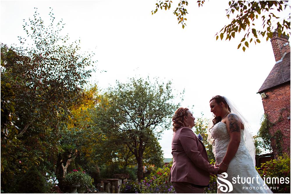 Creative natural portraits of the newlyweds around the stunning setting at The Hundred House in Norton, Telford - Hundred House Wedding Photography by Documentary Wedding Photographer Stuart James