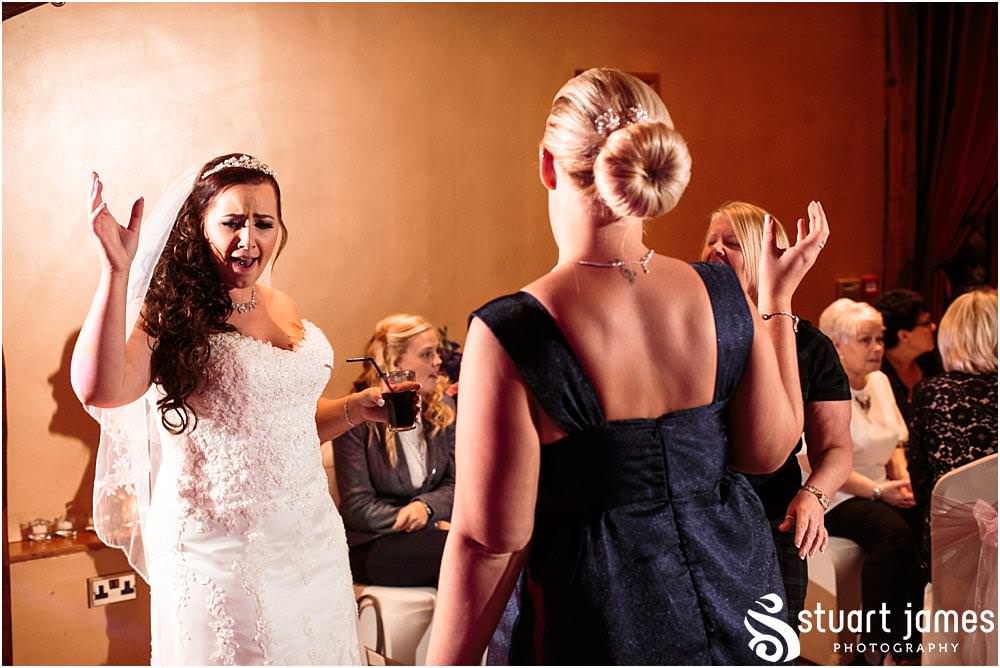 Photographing the wedding from the inside out, as the party of the century gets underway at The Hundred House in Norton, Telford - Hundred House Wedding Photography by Documentary Wedding Photographer Stuart James