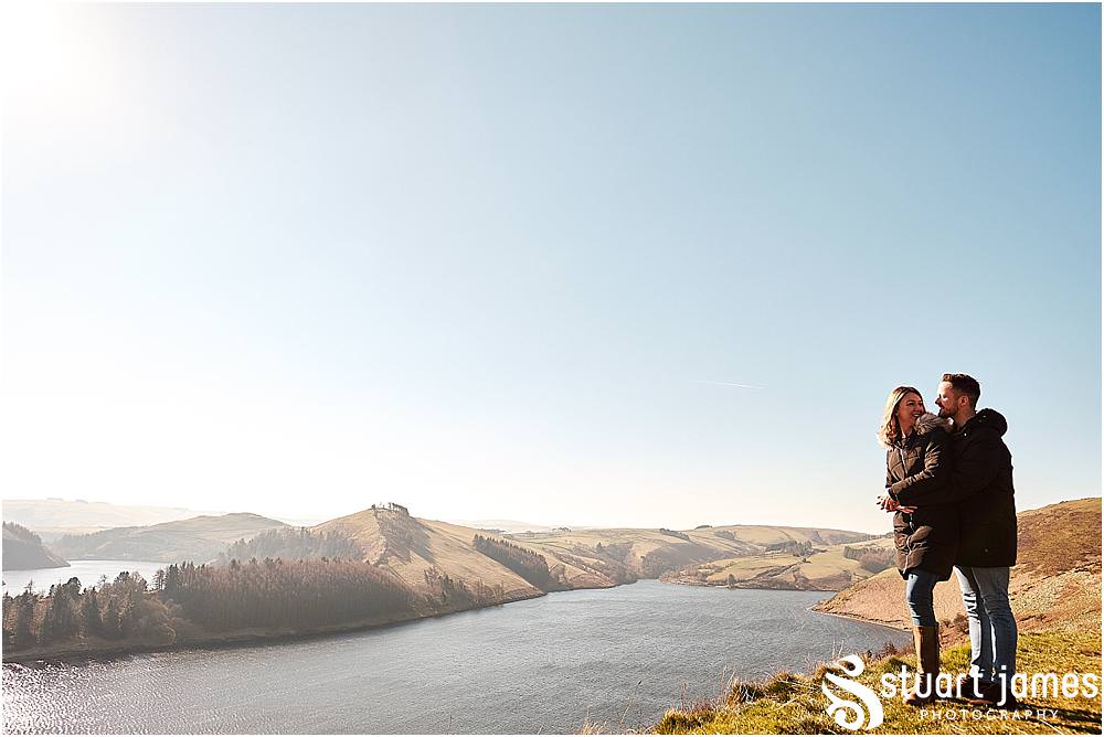 Creative beautiful portraits at Clywedog near Llanidloes Wales with Mid Wales Wedding Photographer Stuart James