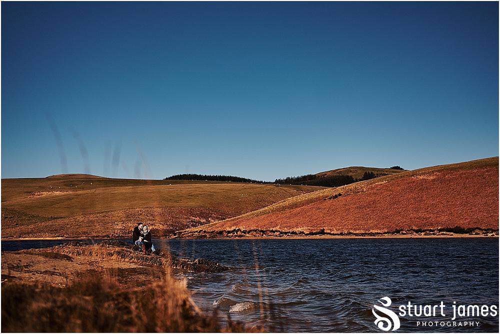 Creative beautiful portraits at Clywedog near Llanidloes Wales with Mid Wales Wedding Photographer Stuart James