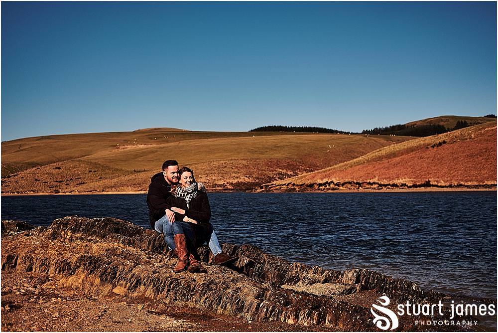 Creative beautiful portraits at Clywedog near Llanidloes Wales with Mid Wales Wedding Photographer Stuart James