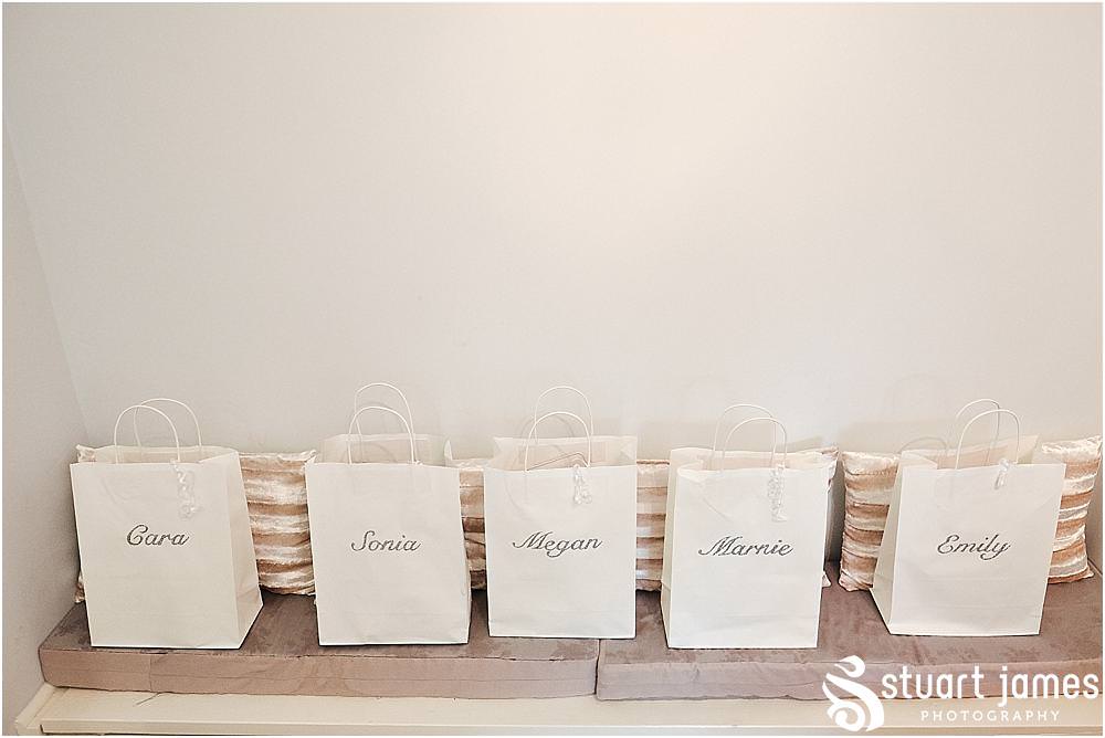 Capturing the excitement building for the bridal party ahead of the wedding at Hawkesyard Estate in Rugeley by Documentary Wedding Photographer Stuart James