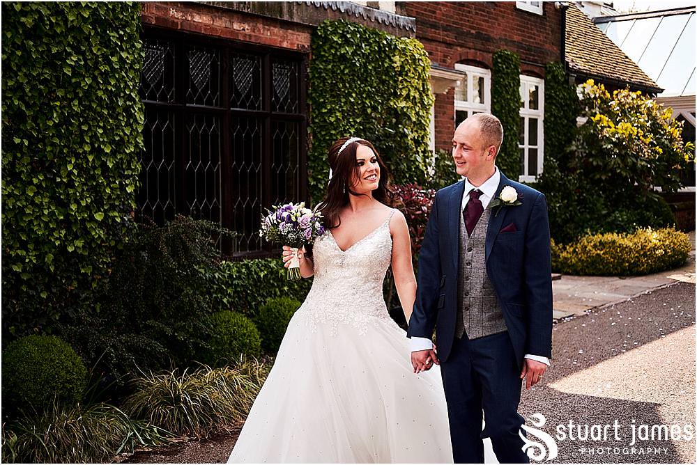 Creative elegant portraits around the stunning grounds at The Moat House in Stafford | Moat House Wedding Photographs by Documentary Wedding Photographer Stuart James