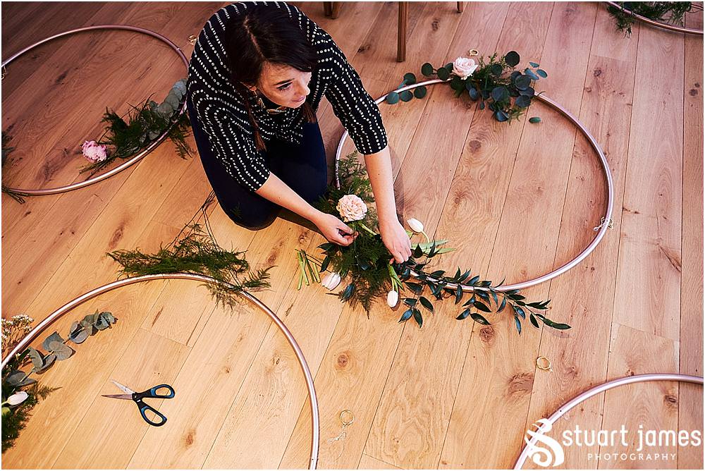 Amazing detailing and creatively from Fairleys Florist in Stourbridge for Becky + Scott's Mill Barns Wedding photos by Mill Barns Wedding Photographer Stuart James