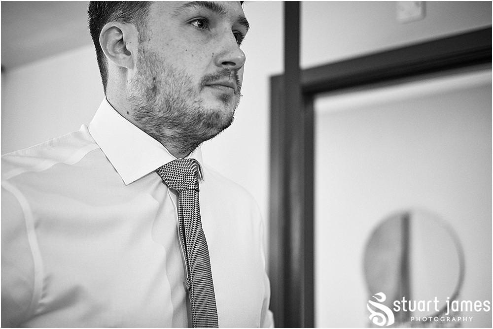 Capturing the preparations of our groom as the nerves start to build ahead of the wedding at The Mill Barns photos by Mill Barns Wedding Photographer Stuart James