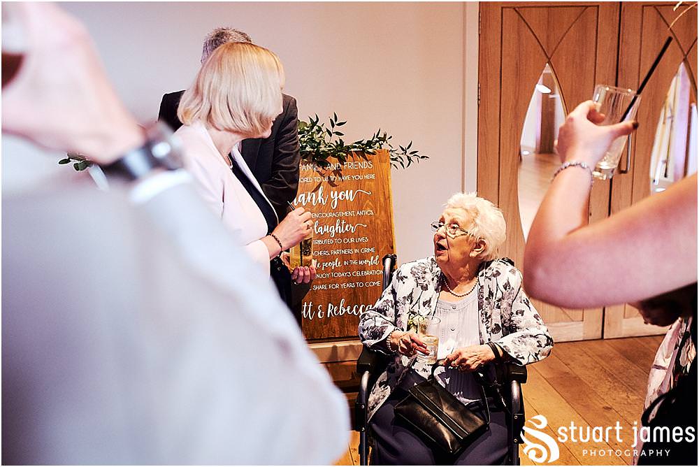 Candid photographs as the guests arrive and enjoy the stunning setting of The Mill Barns photos by Mill Barns Wedding Photographer Stuart James - the excitement for the wedding was seriously building!