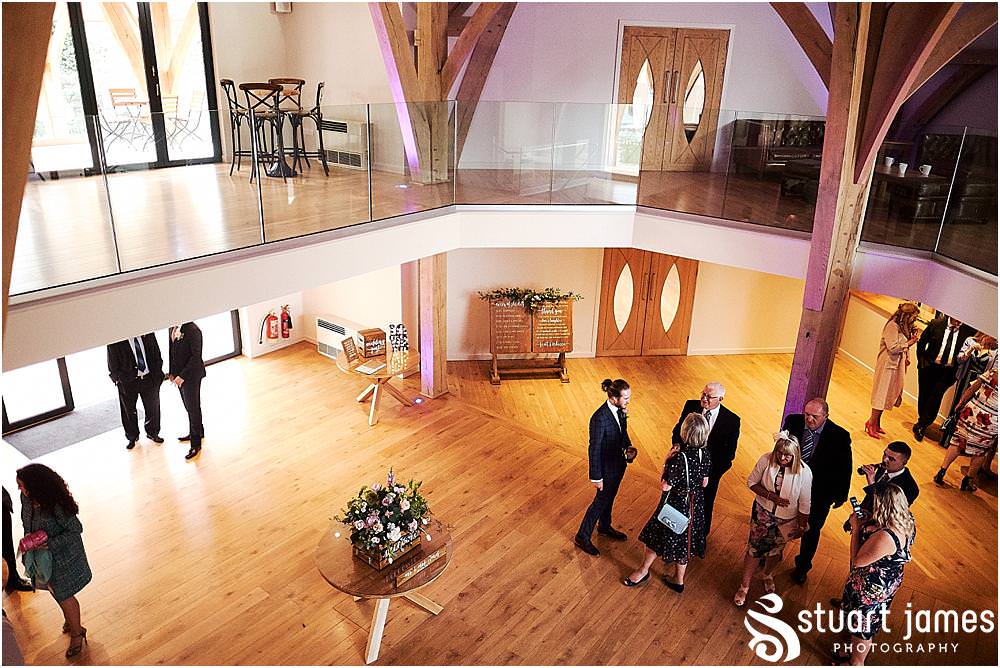 Candid photographs as the guests arrive and enjoy the stunning setting of The Mill Barns photos by Mill Barns Wedding Photographer Stuart James - the excitement for the wedding was seriously building!