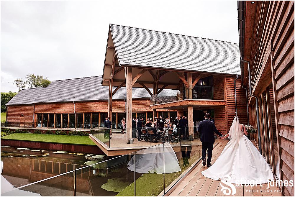 Creative natural portraits capturing elegant portraits of the Bride and Groom showcasing the stunning setting of Mill Barns photos by Mill Barns Wedding Photographer Stuart James