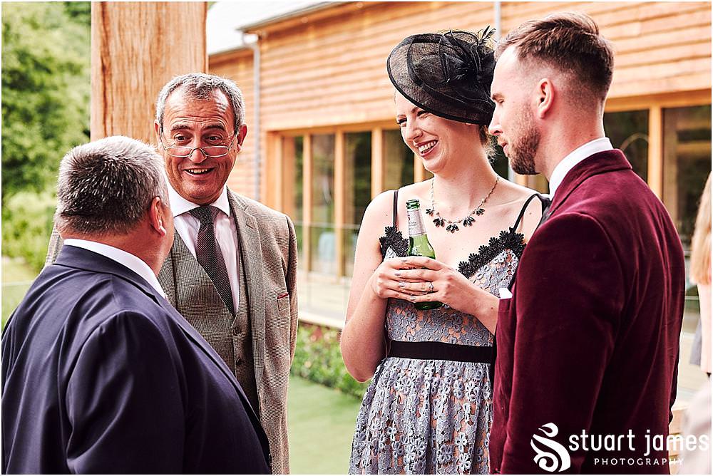 With such a stunning setting and drinks flowing, the reception at The Mill Barns was a joy to photograph for Mill Barns Wedding Photographer Stuart James