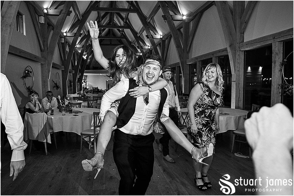 With the amazing live wedding band Apollo Soul rocking the night away, this was one incredible wedding reception - Mill Barns Wedding Photographer Stuart James