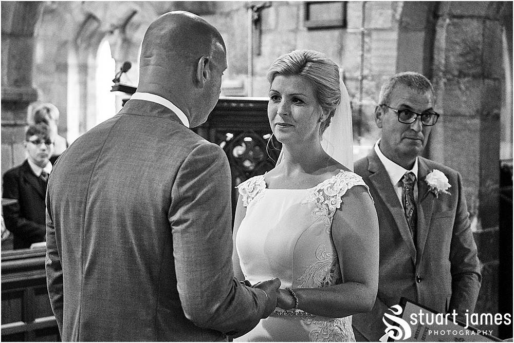 Unobtrusive storytelling photographs that truly capture the wedding ceremony - Newton Solney Wedding Photographer Stuart James