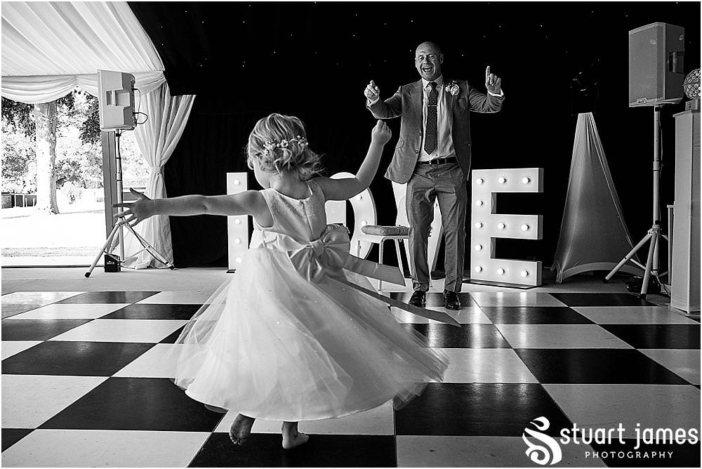 Gorgeous moments to capture as the groom has a beautiful dance with his daughter - Newton Solney Wedding Photographer Stuart James