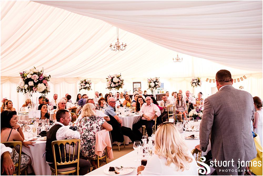 So many stories and so many great reactions - top speech by the best man - Newton Solney Wedding Photographer Stuart James