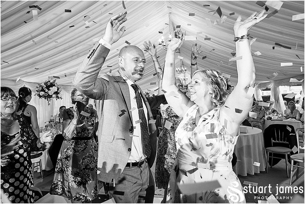 One truly amazing party - this wedding reception really did have it all!! Photos by Newton Solney Wedding Photographer Stuart James