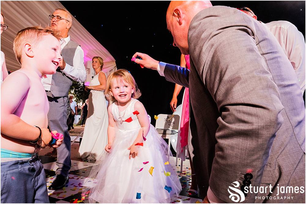 One truly amazing party - this wedding reception really did have it all!! Photos by Newton Solney Wedding Photographer Stuart James